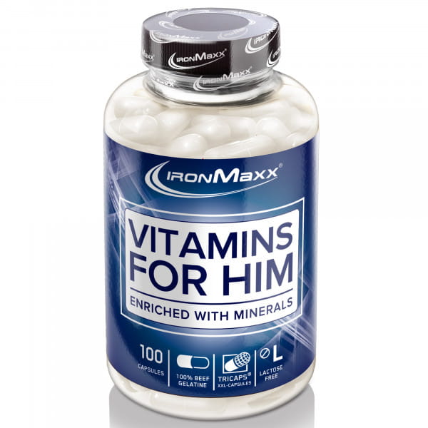 Ironmaxx Vitamins for Him 100 caps