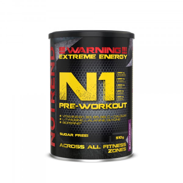 Nutrend N1 Pre-Workout New Blackcurrant 510g