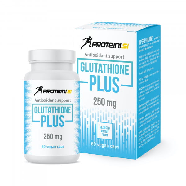 Glutathione Plus 250mg 60 veg capsules